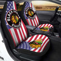 Chicago Blackhawks Car Seat Covers Custom Car Decor Accessories - Gearcarcover - 1