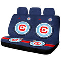 Chicago Fire FC Car Back Seat Covers Custom Car Accessories For Fans - Gearcarcover - 2