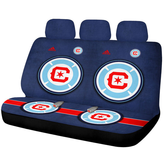 Chicago Fire FC Car Back Seat Covers Custom Car Accessories For Fans - Gearcarcover - 2
