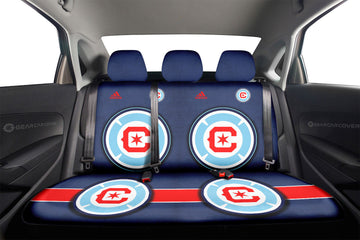 Chicago Fire FC Car Back Seat Covers Custom Car Accessories For Fans - Gearcarcover - 1
