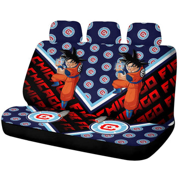 Chicago Fire FC Car Back Seat Covers Custom Car Accessories For Fans - Gearcarcover - 1