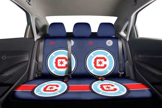 Chicago Fire FC Car Back Seat Covers Custom Car Accessories For Fans - Gearcarcover - 1
