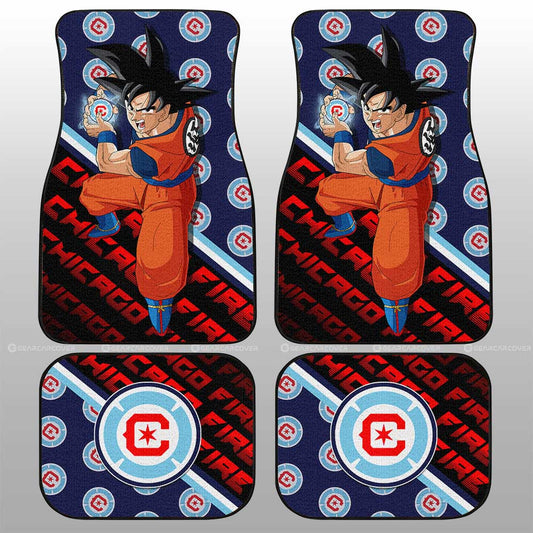 Chicago Fire FC Car Floor Mats Custom Car Accessories For Fans - Gearcarcover - 1