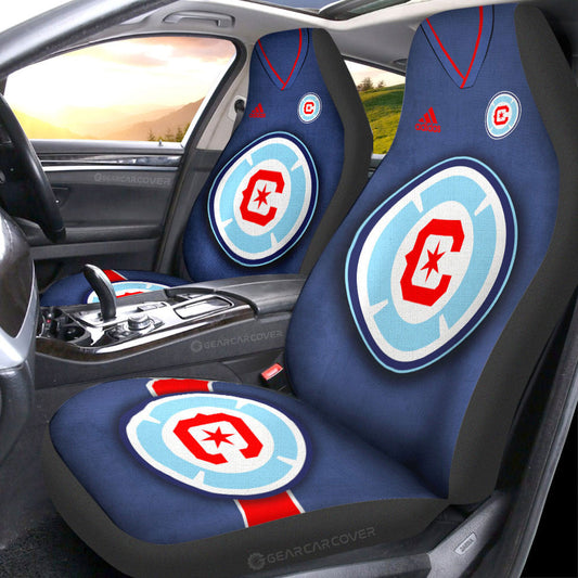 Chicago Fire FC Car Seat Covers Custom Car Accessories For Fans - Gearcarcover - 1