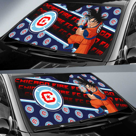 Chicago Fire FC Car Sunshade Custom Car Interior Accessories - Gearcarcover - 2
