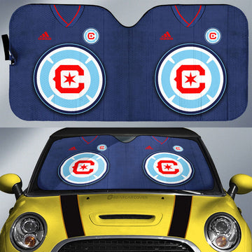 Chicago Fire FC Car Sunshade Custom Car Interior Accessories - Gearcarcover - 1