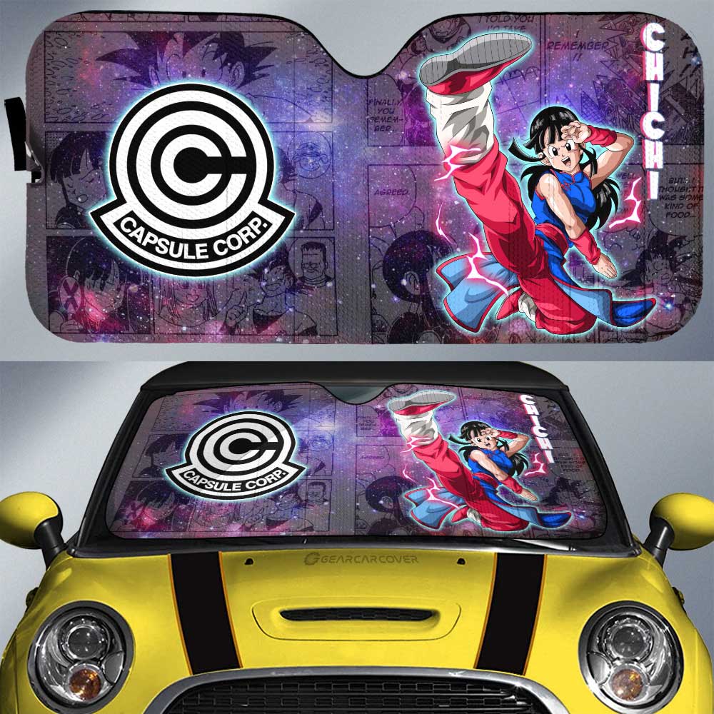 Chichi Car Sunshade Custom Dragon Ball Anime Car Accessories Galaxy Style - Gearcarcover - 1