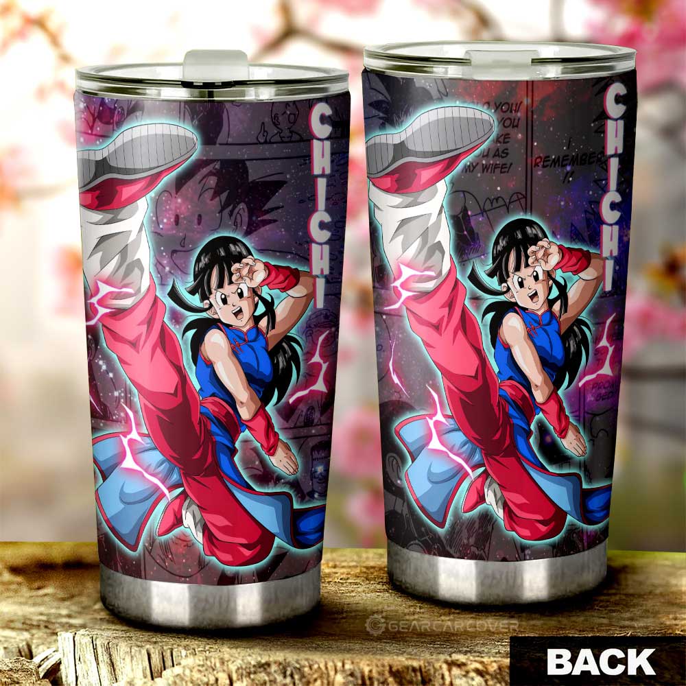 Chichi Tumbler Cup Custom Dragon Ball Anime Car Accessories Galaxy Style - Gearcarcover - 3