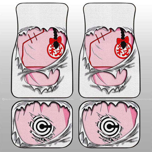 Chichi Uniform Car Floor Mats Custom Dragon Ball Anime - Gearcarcover - 1