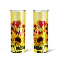 Chicken Sunflower Custom Tall Tumbler Cup Custom Accessories - Gearcarcover - 2