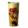 Chicken Sunflower Custom Tumbler Cup - Gearcarcover - 5