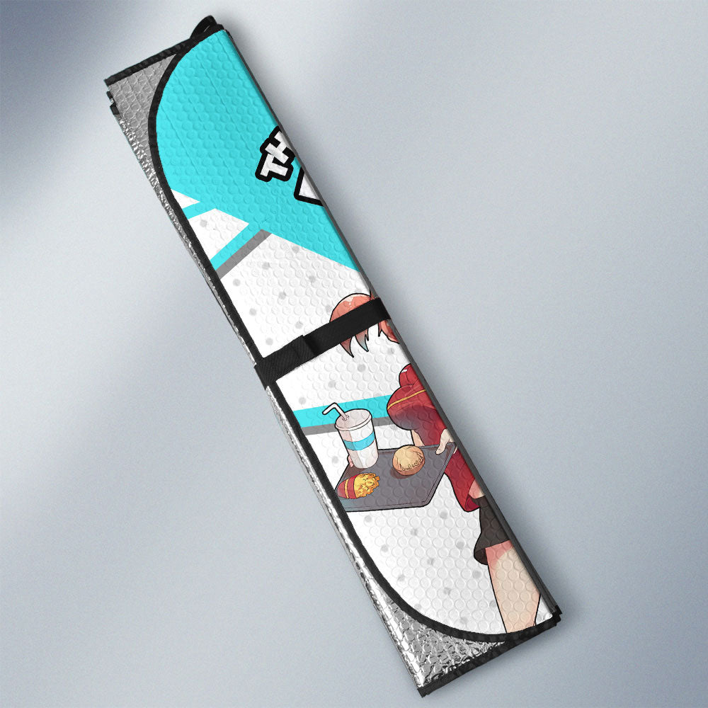 Chiho Sasaki Car Sunshade Custom The Devil Is a Part-Timer! Anime Car Accessories - Gearcarcover - 3