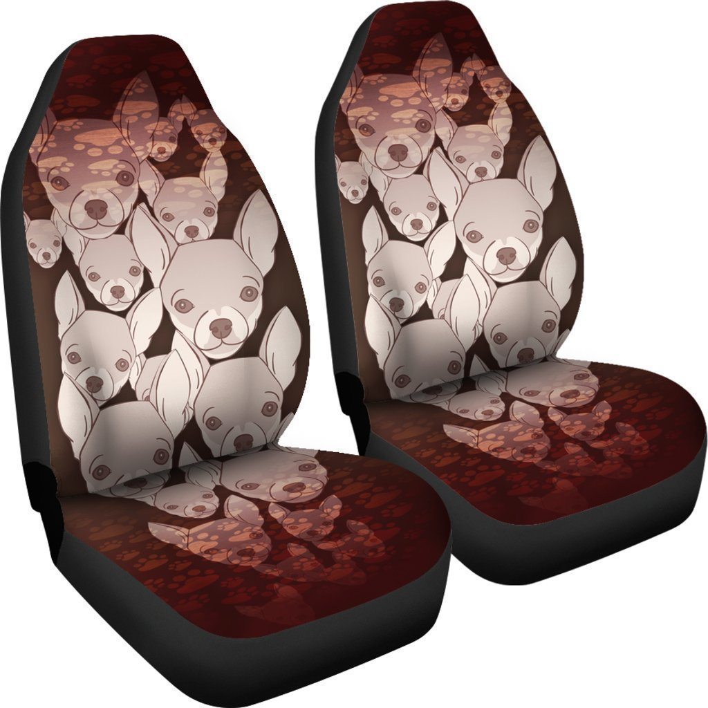 Chihuahua Car Seat Covers Custom Dog Car Accessories - Gearcarcover - 4
