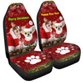 Chihuahuas Christmas Car Seat Covers Custom Car Accessories For Dog Lovers - Gearcarcover - 3