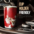 Chihuahuas Christmas Tumbler Cup Custom Car Accessories For Dog Lovers - Gearcarcover - 3
