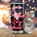 Christmas Black Lady Tumbler Cup Custom Anime Sailor Moon Car Accessories - Gearcarcover - 1