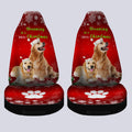 Christmas Golden Retrievers Car Seat Covers Custom Dog Car Interior Accessories - Gearcarcover - 4
