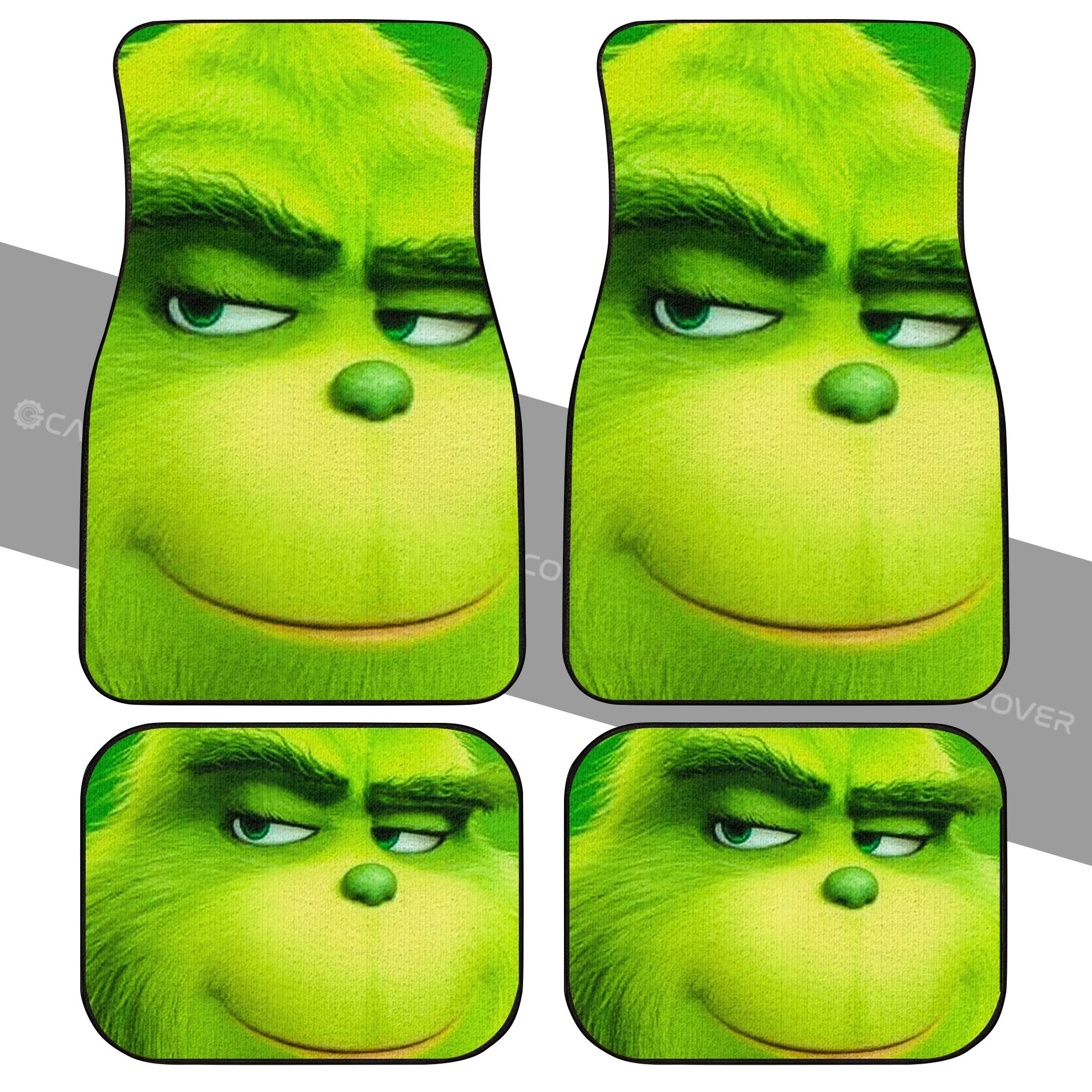 Christmas Grinch Car Floor Mats Custom Car Interior Accessories - Gearcarcover - 2