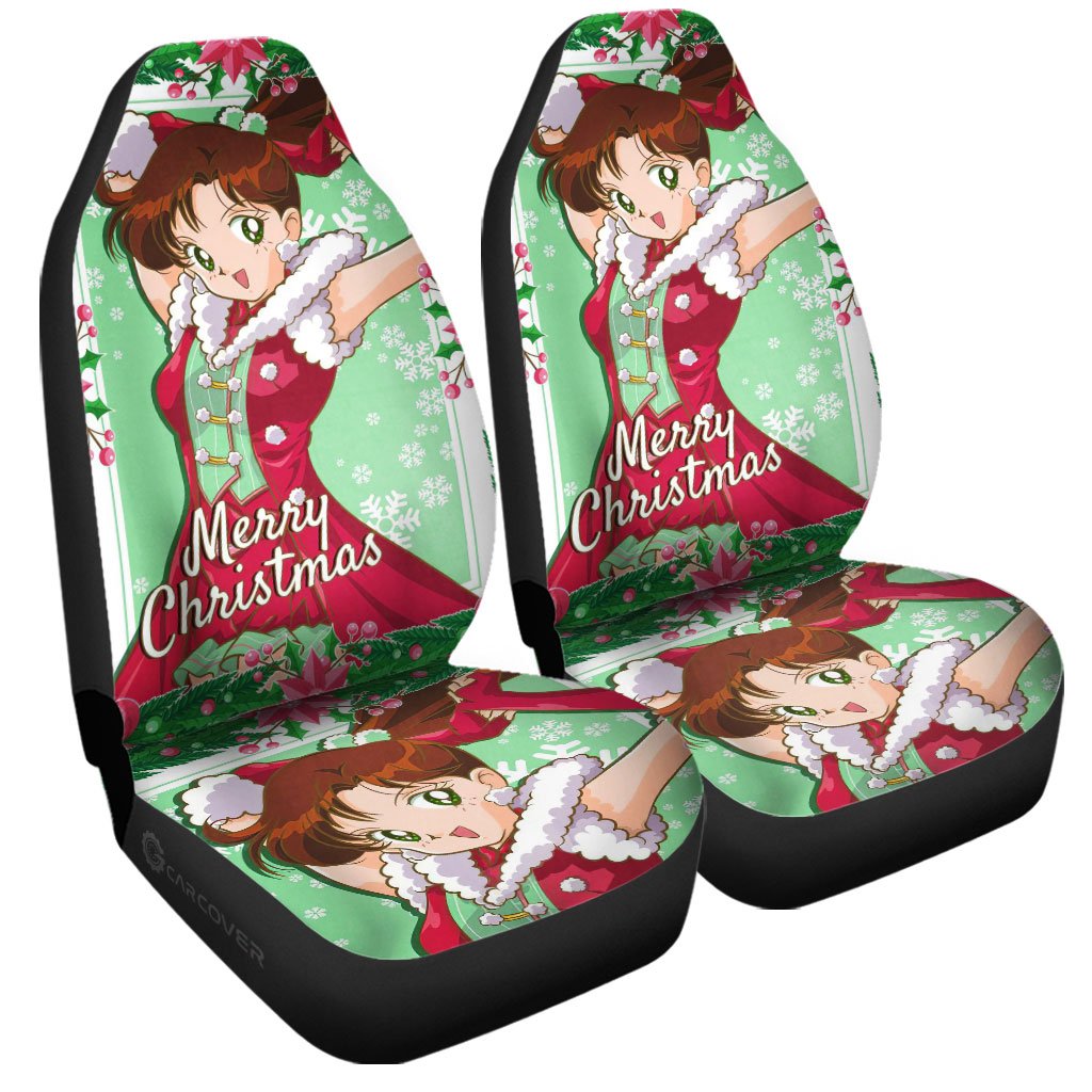 Christmas Sailor Jupiter Car Seat Covers Custom Anime Sailor Moon Car Accessories - Gearcarcover - 3