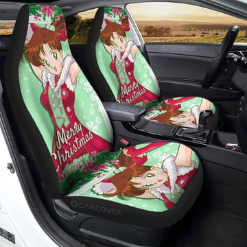 Christmas Sailor Jupiter Car Seat Covers Custom Anime Sailor Moon Car Accessories - Gearcarcover - 1