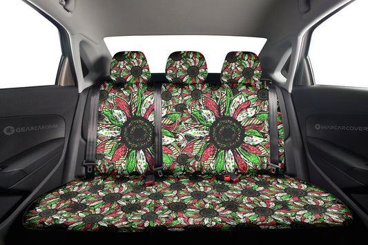 Christmas Sunflower Car Back Seat Cover Custom Car Decoration - Gearcarcover - 2