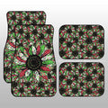 Christmas Sunflower Car Floor Mats Custom Car Decoration - Gearcarcover - 1