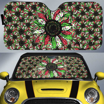 Christmas Sunflower Car Sunshade Custom Car Decoration - Gearcarcover - 1