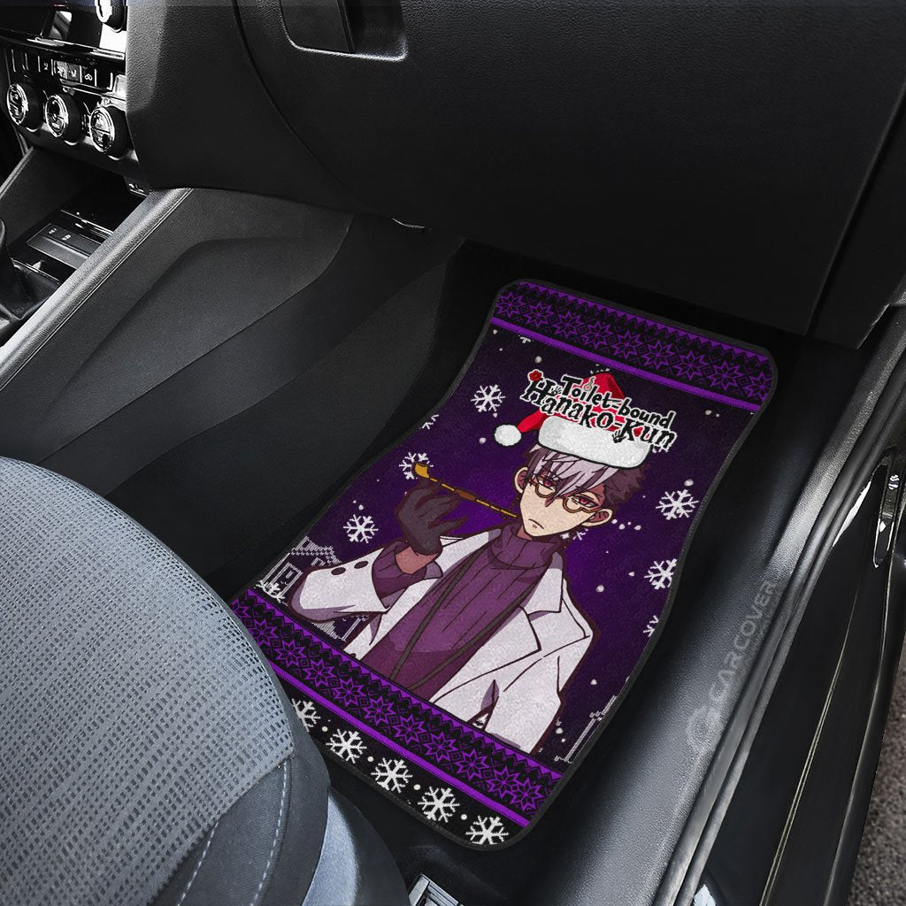 Christmas Toilet-Bound Hanako-kun Tsumogiri Car Floor Mats Custom Anime Car Accessories - Gearcarcover - 4