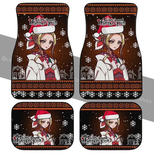 Christmas Toilet-Bound Hanako-kun Yako Car Floor Mats Custom Anime Car Interior Accessories - Gearcarcover - 2