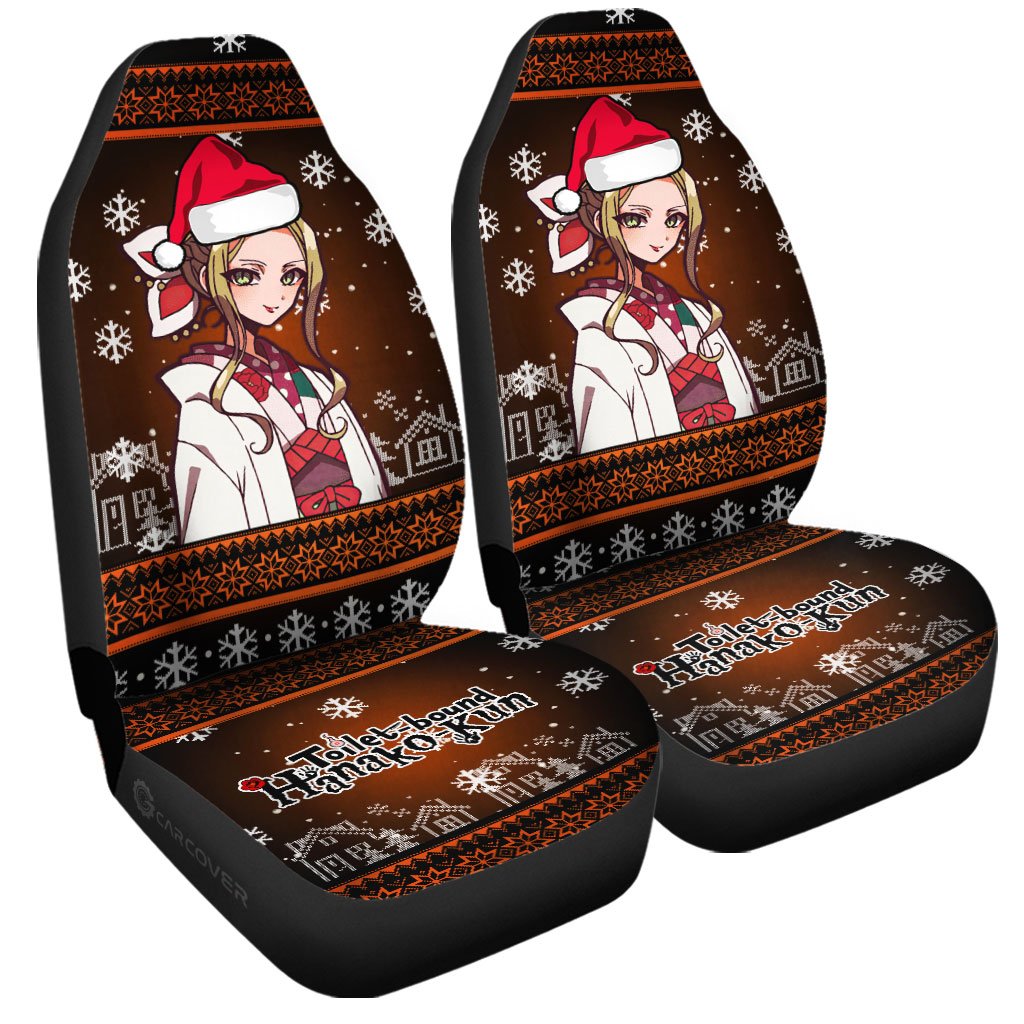 Christmas Toilet-Bound Hanako-kun Yako Car Seat Covers Custom Anime Car Interior Accessories - Gearcarcover - 3