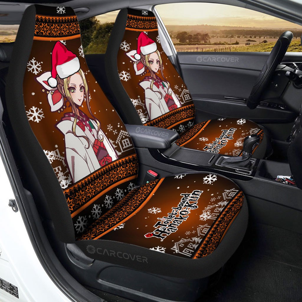 Christmas Toilet-Bound Hanako-kun Yako Car Seat Covers Custom Anime Car Interior Accessories - Gearcarcover - 1