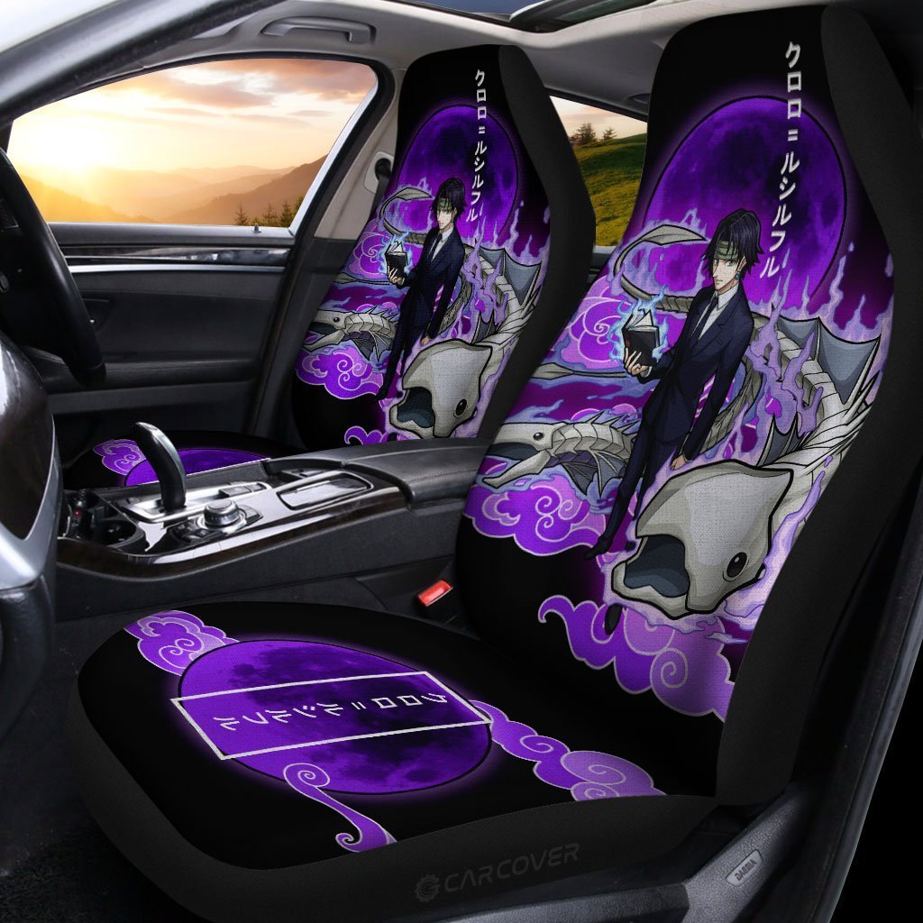 Chrollo Lucilfer Car Seat Covers Custom Anime Hunter x Hunter Car Accessories - Gearcarcover - 2