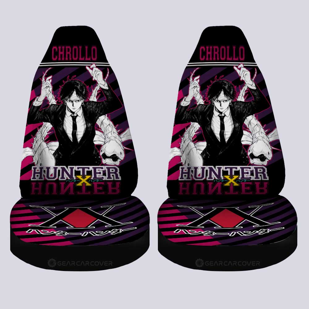 Chrollo Lucilfer Car Seat Covers Custom Hunter x Hunter Anime Car Accessories - Gearcarcover - 2