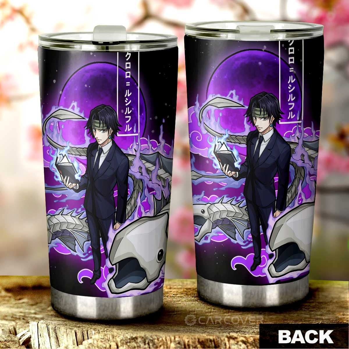 Chrollo Lucilfer Tumbler Cup Custom Hunter x Hunter Anime Car Interior Accessories - Gearcarcover - 3