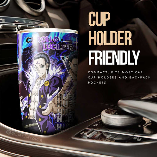 Chrollo Lucilfer Tumbler Cup Custom Hunter x Hunter Car Accessories - Gearcarcover - 1
