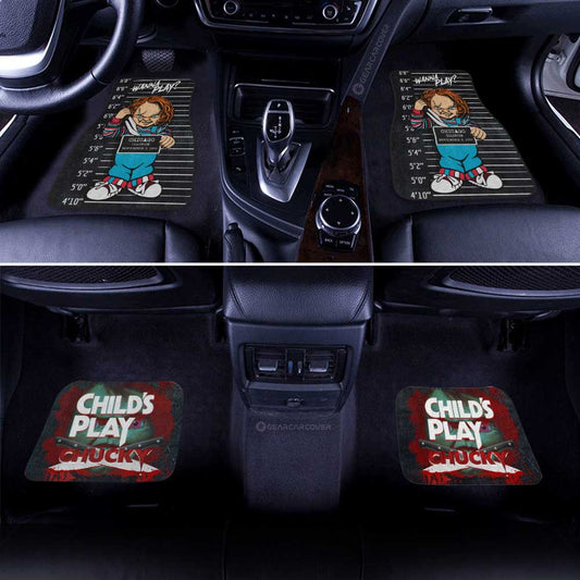 Chucky In The Child's Play Series Car Floor Mats Custom Horror Characters Car Accessories - Gearcarcover - 2