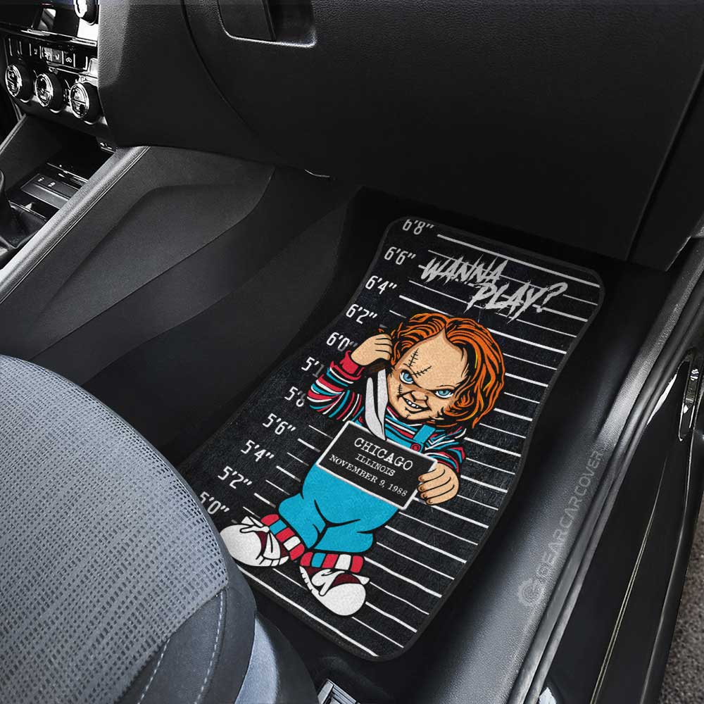 Chucky In The Child's Play Series Car Floor Mats Custom Horror Characters Car Accessories - Gearcarcover - 4