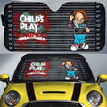 Chucky In The Child's Play Series Car Sunshade Custom Horror Characters Car Interior Accessories - Gearcarcover - 1