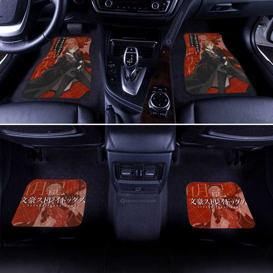 Chuuya Nakahara Car Floor Mats Custom Bungou Stray Dogs Anime Car Accessories - Gearcarcover - 2