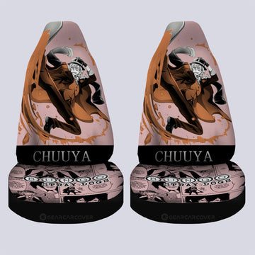 Chuuya Nakahara Car Seat Covers Custom Bungou Stray Dogs Anime Car Accessories - Gearcarcover - 1