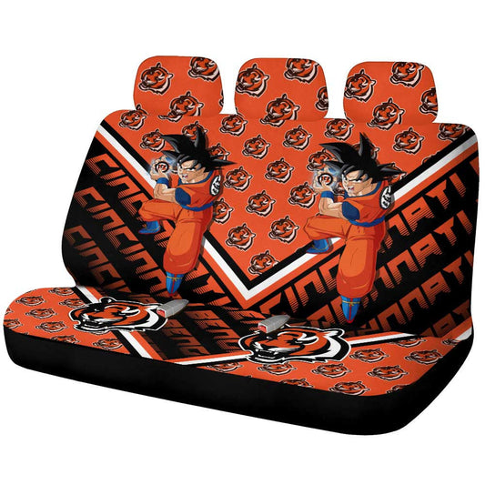 Cincinnati Bengals Car Back Seat Covers Custom Car Accessories For Fans - Gearcarcover - 1