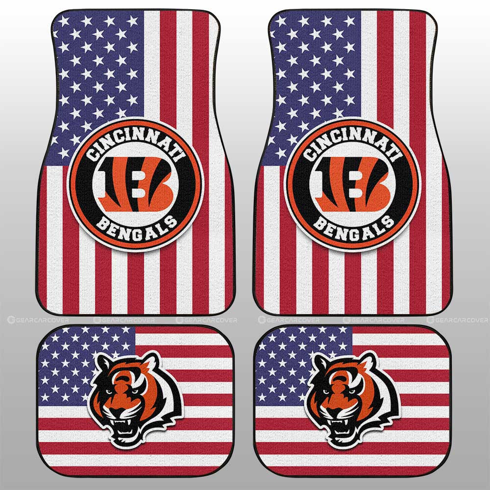 Cincinnati Bengals Car Floor Mats Custom Car Decor Accessories - Gearcarcover - 1