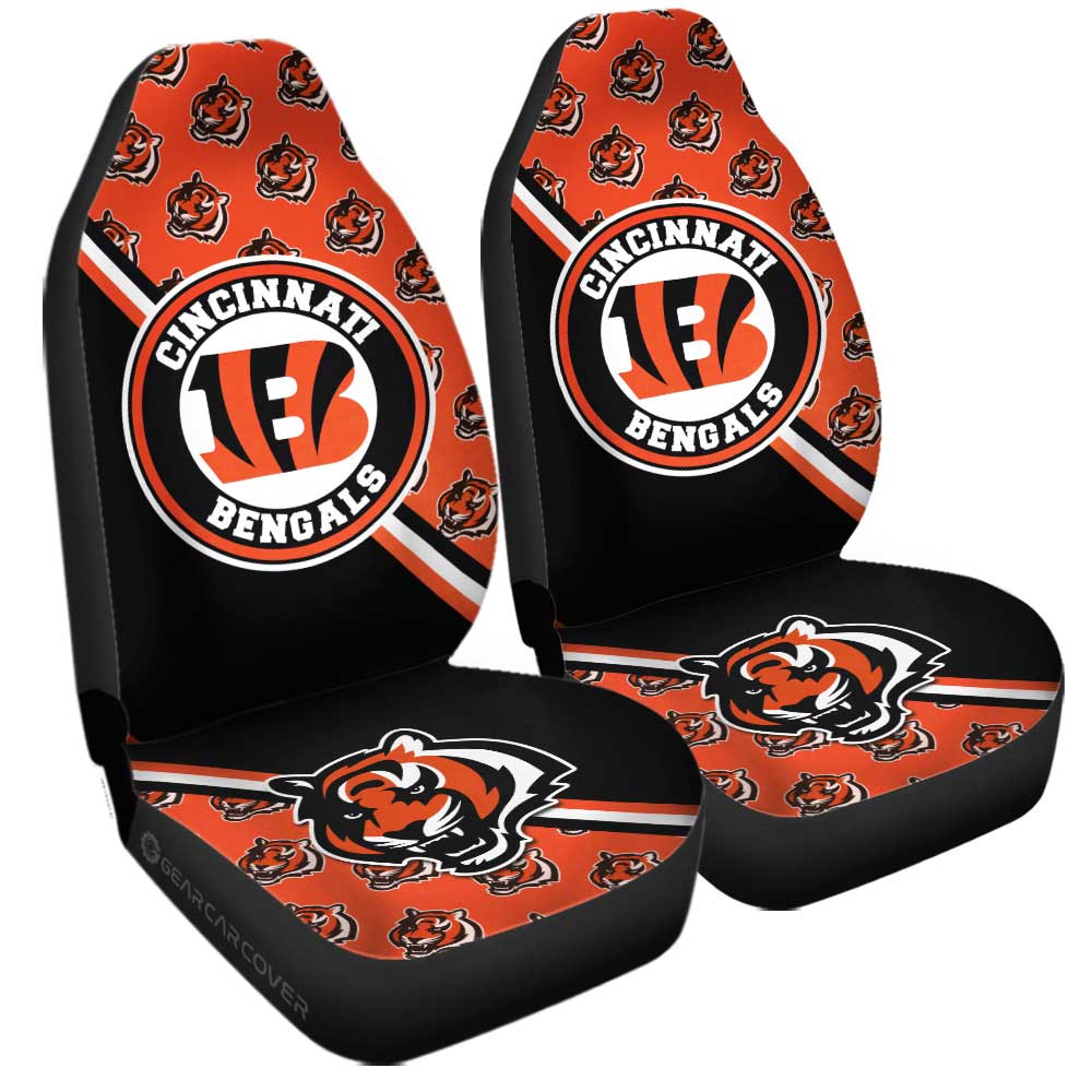 Cincinnati Bengals Car Seat Covers Custom Car Accessories For Fans - Gearcarcover - 3