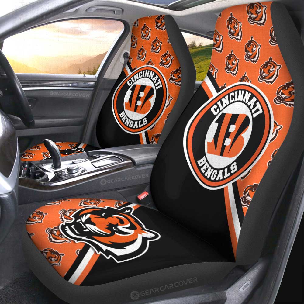 Cincinnati Bengals Car Seat Covers Custom Car Accessories For Fans - Gearcarcover - 2