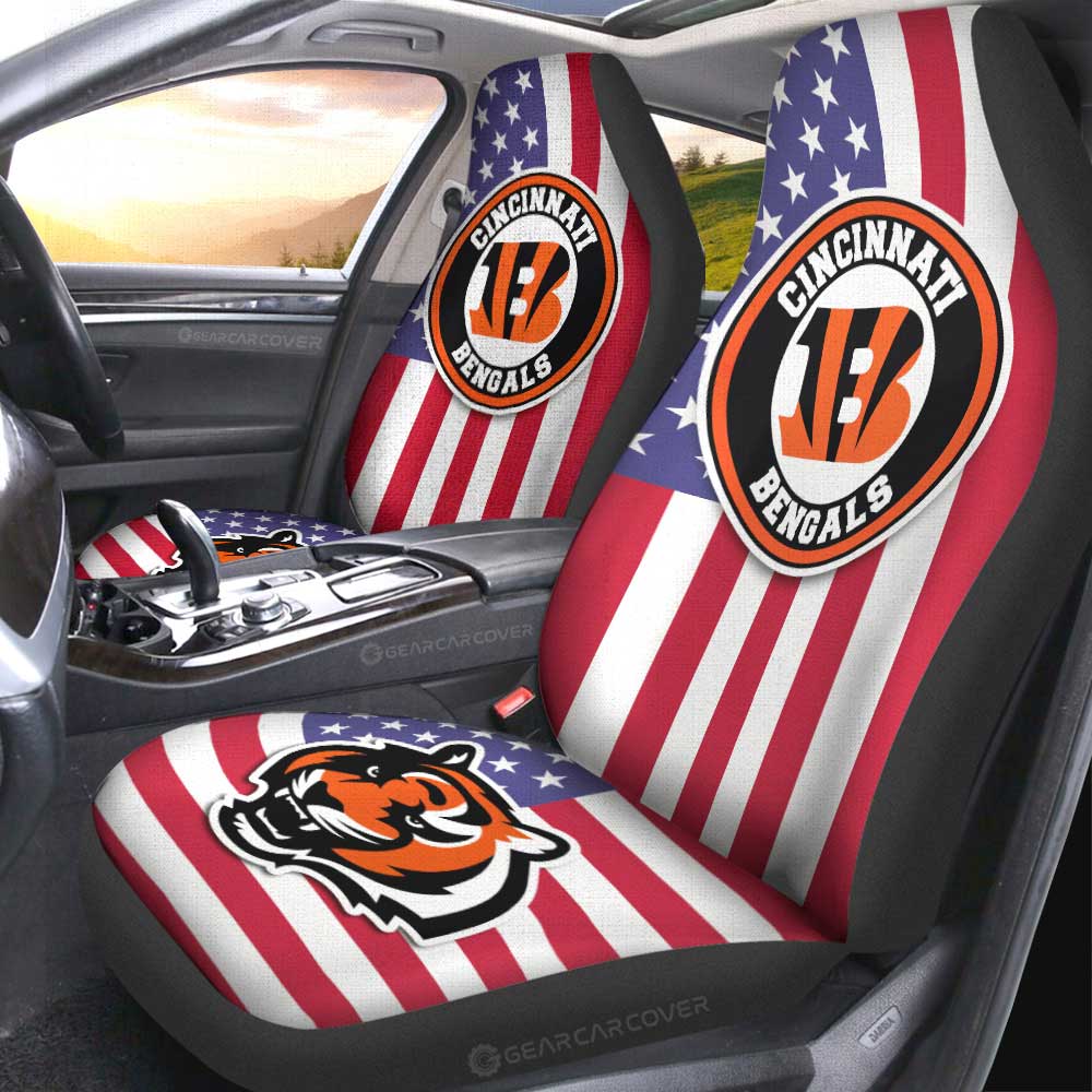 Cincinnati Bengals Car Seat Covers Custom Car Decor Accessories - Gearcarcover - 2