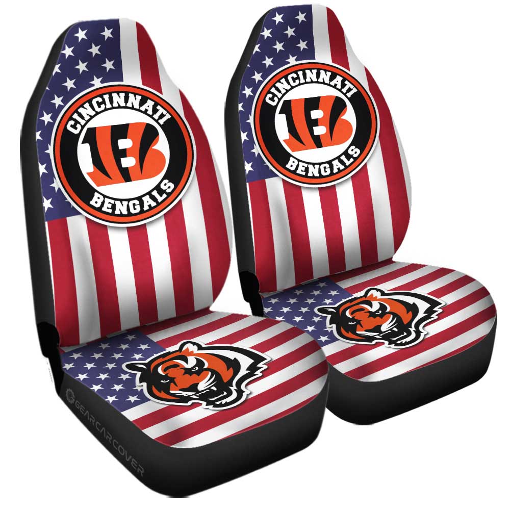Cincinnati Bengals Car Seat Covers Custom Car Decor Accessories - Gearcarcover - 3