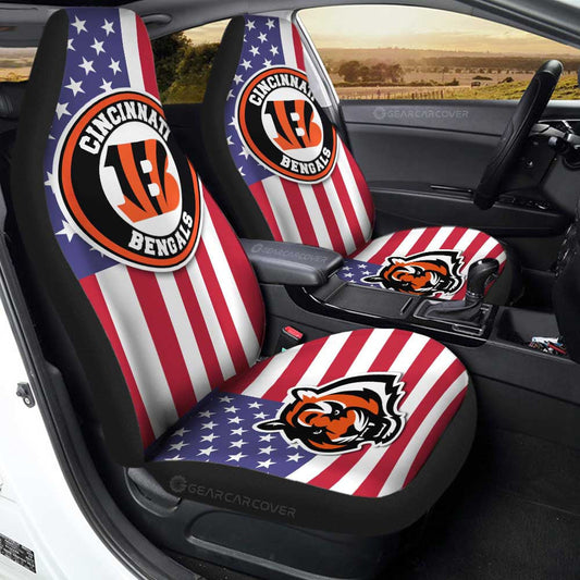 Cincinnati Bengals Car Seat Covers Custom Car Decor Accessories - Gearcarcover - 1