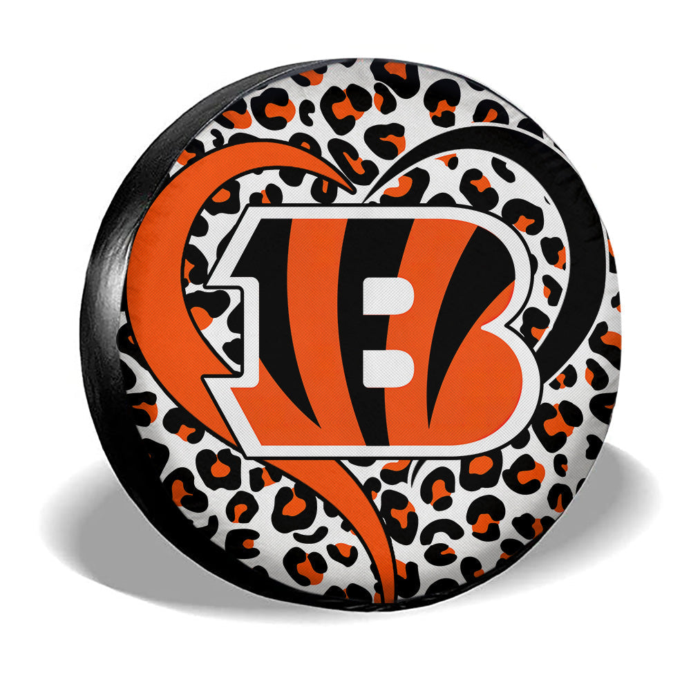 Cincinnati Bengals Spare Tire Cover Custom For Fans - Gearcarcover - 3