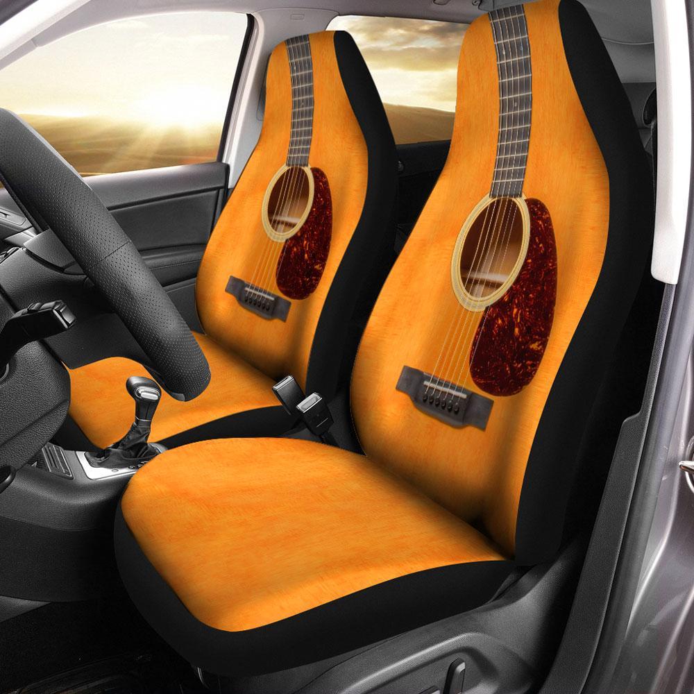Classic Guitar Car Seat Covers Custom Car Interior Accessories - Gearcarcover - 1