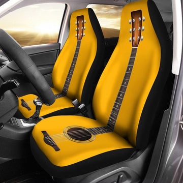 Classic Guitar Car Seat Covers Custom Guitar Lover Car Accessories - Gearcarcover - 1